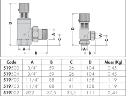 CALEFFİ DİFERANSİYEL BYPASS VANASI 1 1/4” 1-6 AYAR ARALIĞI - 3