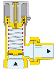 CALEFFİ DİFERANSİYEL BYPASS VANASI 3/4" 1-6 AYAR ARALIĞI - 2