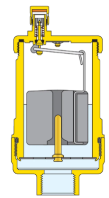 CALEFFİ DISCAL AIR 1/2" OTOMATİK PURJÖR - 2