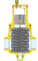 CALEFFİ DISCAL HAVA AYIRICI TAHLİYELİ 2" - 3