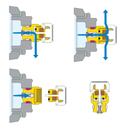 CALEFFİ RADYATÖR İÇİN OTOMATİK HİGROSKOPİK PURJÖR 1/4"M - 2