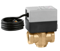 CALEFFİ ÜÇ YOLLU MOTORLU KÜRESEL ZON KONTROL VANASI 3/4"