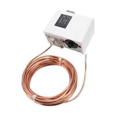 Donma Termostatı , Otomatik resetli, (-30 +15C ) ölçme sıcaklık aralığı , 6m capilari uzunluğu, IP30