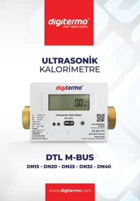 DTL-20 M-Bus Digitermo Ultrasonik Kalorimetre, DN20 - 1