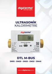 DTL-25 M-Bus Digitermo Ultrasonik Kalorimetre, DN25