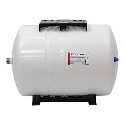 EKOL TANK 60 lt. 10 Bar Sabit Membranlı Yatay Genleşme Tankı - 1