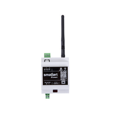 GW305.31.DR3 Modbus RTU &TCP/IP–MQTT çevirici, Wi-Fi ve Ethernet 2 Port RS485, 24V AC/DC, Ray montaj