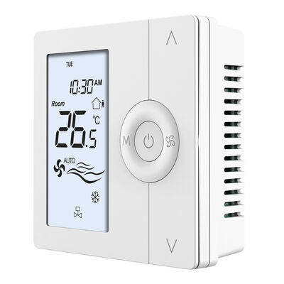 Smallart Haberleşmeli Fan Coil Termostatı SM-2103-SEDM, 2-4 borulu, EC Fan, Oransal Vana, Modbus RTU,230V AC besleme