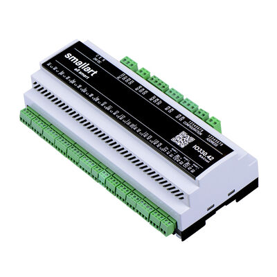 IO330.42 I/O Modülü, 2AI (0-10V)-4AO-13PI (NTC10K, DI)-9DO-2DI-3RS-485 Port BACnet, 24V DC Besleme