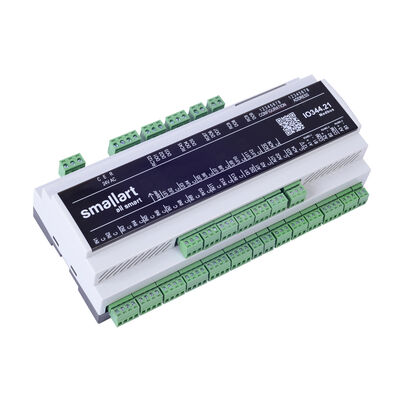 IO344.21 I/O Modülü, 2AI (0-10V)-6AO-13PI (NTC10K, DI)-12UI-9DO-2DI-3RS-485 Port Modbus, 24V AC Besleme