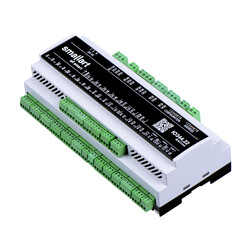 IO344.22 I/O Modülü, 2AI (0-10V)-6AO-13PI (NTC10K, DI)-12UI-9DO-2DI-3RS-485 Port BACnet, 24V AC Besleme - Thumbnail