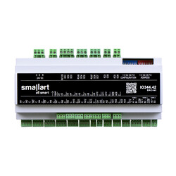 IO344.42 I/O Modülü, 2AI (0-10V)-6AO-13PI (NTC10K, DI)-12UI-9DO-2DI-3RS-485 Port BACnet, 24V DC Besleme - Thumbnail
