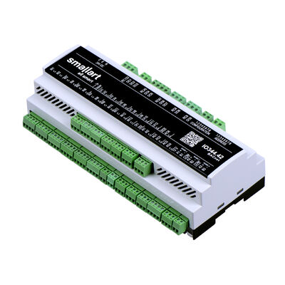 IO344.42 I/O Modülü, 2AI (0-10V)-6AO-13PI (NTC10K, DI)-12UI-9DO-2DI-3RS-485 Port BACnet, 24V DC Besleme