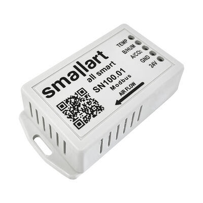Kanal/Mahal Tipi Sıcaklık, Nem ve CO2 Sensörü 3x0-10V /Modbus RTU, -10C + 60°C,400...2000ppm, IP20 