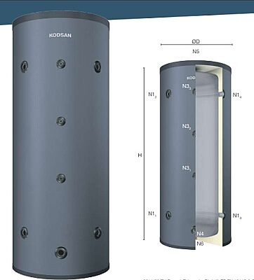 Kodsan KBT-B 160 PN4 Buffer Tank - 1