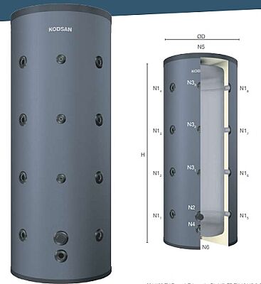 Kodsan KBT-B 500 PN4 Buffer Tank - 1