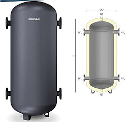 Kodsan KBT-CB 2500 PN4 Soğutma Buffer Tankı