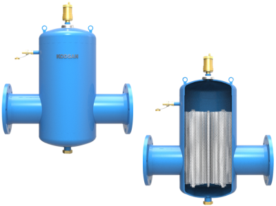 Kodsan KHA-F 80 Flanşlı Hava Ayırıcı - 1
