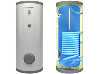 Kodsan KBS-0100-V5 PN10 Tek Serpantinli Boyler - 1