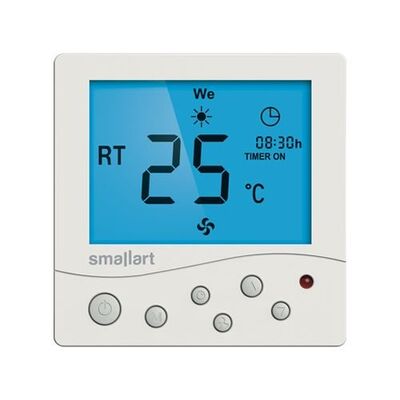 Smallart Dijital Sıva Altı - Fancoil Termostat / SM2008FFN-L