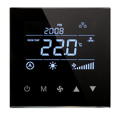 Smallart Haberleşmeli Fancoil Termostat -  3 Kademeli Fan kontrollü Dokunmatik / T3035.10x - 1