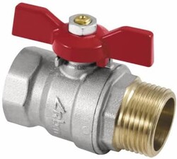 RBM - STANDART DELIKLI KURESEL VANA - KELEBEK KOLU KUMANDALI, MF BAGLANTILARI 1 RBM - STANDART DELIKLI KURESEL VANA - KELEBEK KOLU KUMANDALI, MF BAGLANTILARI 1