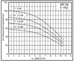Standart Pompa TH 1xSBT-V 90/4 Tek Pompalı Dik Milli Kullanım Suyu Hidroforu - Thumbnail