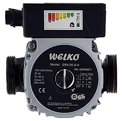 WELKO GPA 25-8 ECO 180 FREKANS KONTROLLÜ REKORLU SİRKÜLASYON POMPASI - 1