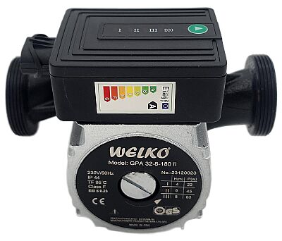 WELKO GPA 32-8 II 180 FREKANS KONTROLLÜ REKORLU SİRKÜLASYON POMPASI - 1