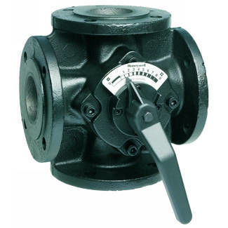 Resideo ZR80FA Dört Yollu Flanşlı Motorlu Vana